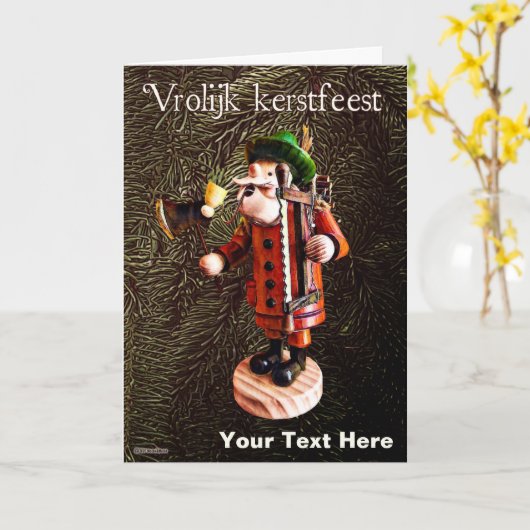 ドイツ語「喫煙者」香炉 カード (黄色い花)