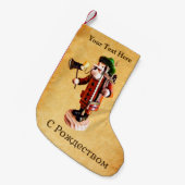 ドイツ語「喫煙者」香炉 スモールクリスマスストッキング (正面 (吊り時))