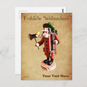 ドイツ語「喫煙者」香炉 ポストカード (正面/裏面)