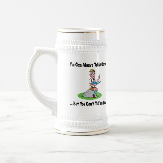 ドイツ語…多くを常に言うことができません ビールジョッキ (左)