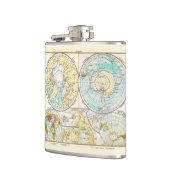 ドイツ語 – 極地図 フラスク (左)