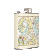 ドイツ語 – 極地図 フラスク (右)