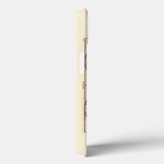 ドイツ語 – 極地図 Case-Mate iPhoneケース (裏面 / 右)