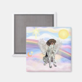 ドイツ語（短い髪のポインタ） マグネット (正面/裏面)