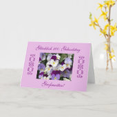 ドイツ語: 祖母の100th誕生日 カード (黄色い花)