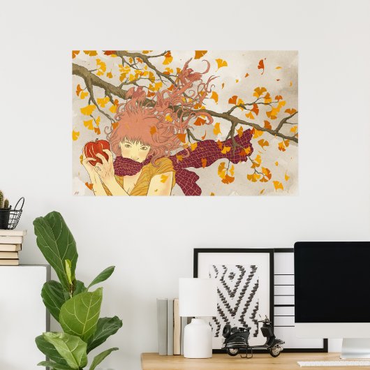 ドイツ語（秋） ポスター (ホームオフィス)