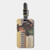 ドイツ語-英語オクトーバーフェスト旅行の荷物のバッグのラベル ラゲッジタグ (正面縦)