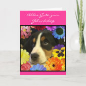 ドイツ語: 誕生日Geburtstag カード (正面)