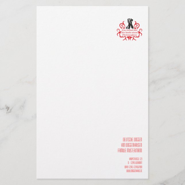 ドイツ語： Dogge (正面)