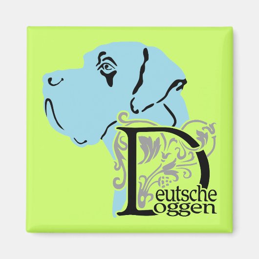 ドイツ語： Dogge マグネット (正面)