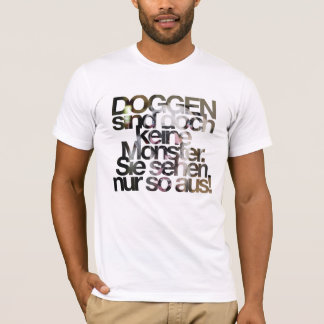 ドイツ語： Dogge Tシャツ