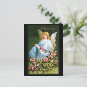 ドイツ語「Frohliche Ostern」ヴィンテージ ポストカード (スタンド正面)