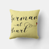 ドイツ語Atハート,ドイツ クッション (裏面)