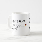ドイツ語AtハートMug,ドイツ コーヒーマグカップ (正面左)
