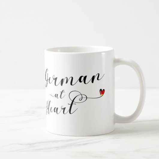 ドイツ語AtハートMug,ドイツ コーヒーマグカップ (右)