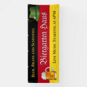 ドイツ語Biergarten 3ビジネスのプロモーションのバナー 横断幕 (縦)