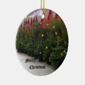 ドイツ語Christkindlmarket -クリスマスのオーナメント セラミックオーナメント (右)