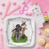 ドイツ語GSP（ショートポインタ）紙プレート ペーパープレート (パーティー)