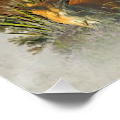 ドイツ語Jagdterrier、常に狩り準備 ポスター (コーナー)