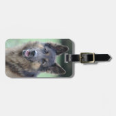 ドイツ語Sheppardのポートレート ラゲッジタグ (正面横)