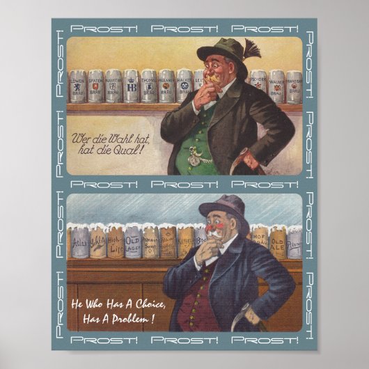 ドイツ諺オクトーバーフェストパーティーポスターProst! ポスター (正面)