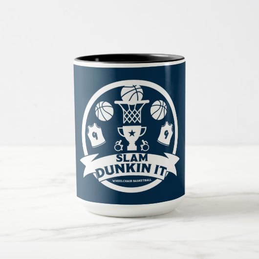 ドイツ車いすバスケットボール選手 マグカップ (中央)