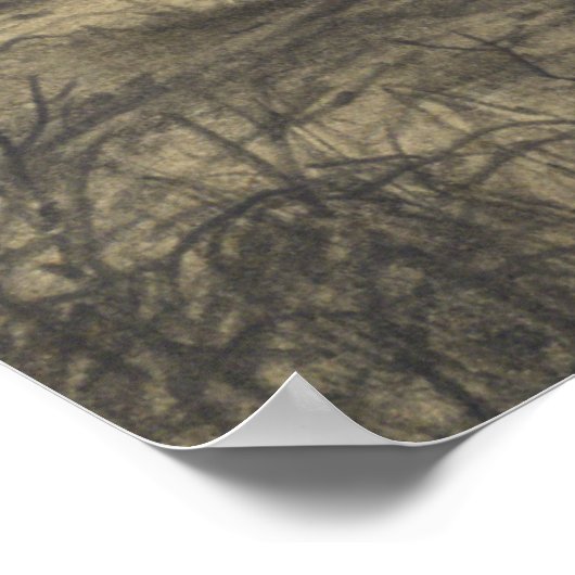 ドイツ軍の砲撃を受ける ポスター (角)