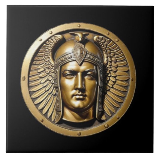 ドイツ軍主ヘルマン(アルミニウス将軍) タイル (正面)