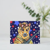 ドイツ軍用シェパード ポストカード (スタンド正面)