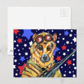 ドイツ軍用シェパード ポストカード (正面/裏面)