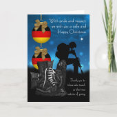 ドイツ軍隊クリスマスグリーティングカードプライド シーズンカード (正面)