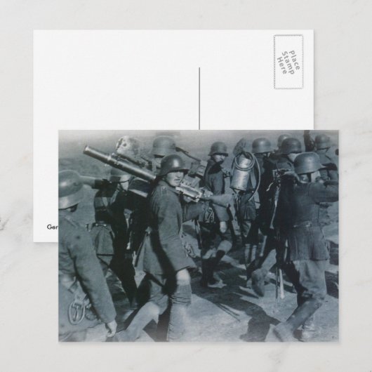 ドイツ軍 ポストカード (正面/裏面)
