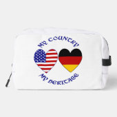 ドイツ連邦国旗のハート国伝統アクセサリー ドップキット (裏面)