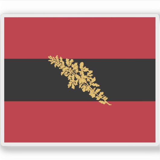 ドイツ連邦国旗（1815年～48年&1850年～66年） シール (正面)