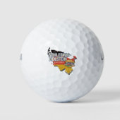 ドイツ連邦州地図 ゴルフボール (正面)