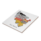 ドイツ連邦州地図 タイル (側面)