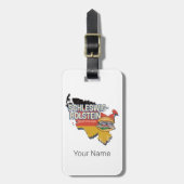 ドイツ連邦州地図 ラゲッジタグ (正面縦)