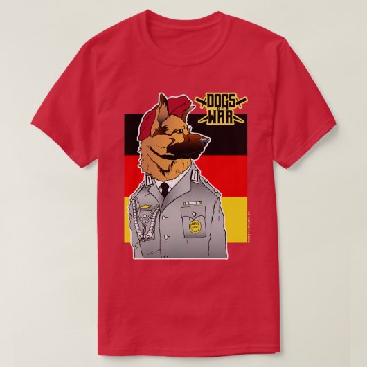 ドイツ連邦犬 Tシャツ (デザイン正面)