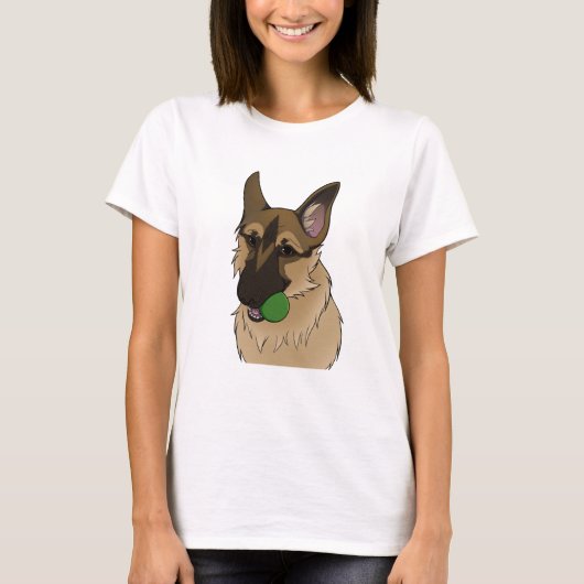 ドイツ遊の羊飼い時間 Tシャツ (正面)