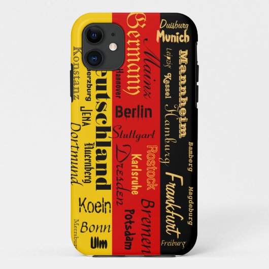 ドイツ都市例 Case-Mate iPhoneケース (裏面)