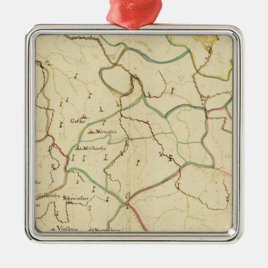 ドイツ都市 メタルオーナメント (正面)