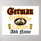 ドイツ酒Cptnポスター ポスター (正面)