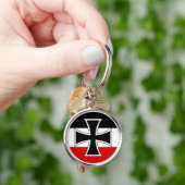ドイツ鉄の十字 キーホルダー (手)
