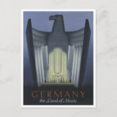 ドイツ音楽ヴィンテージ旅行はがき ポストカード (正面)