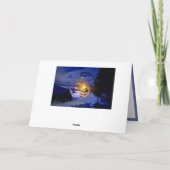 ドイツ風クリスマスカードをカスタマイズ「フローエ ヴァイナハテン」 カード (裏面)