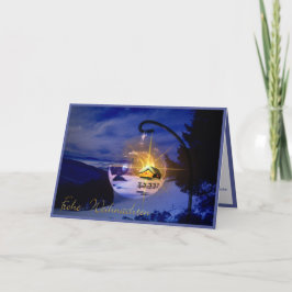 ドイツ風クリスマスカードをカスタマイズ「フローエ ヴァイナハテン」 カード