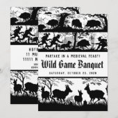 ドイツ風中世の狩猟会・野生のジビエ料理の宴 招待状 (正面/裏面)