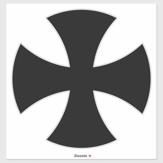 ドイツ騎士団の黒十字 シール (シート)