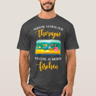 ドイツ魚水族館ドイツことわざ おもしろい Tシャツ