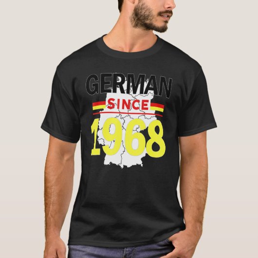 ドイツ1968年以来の伝統ドイツ国旗のプライドヴェーター Tシャツ (正面)
